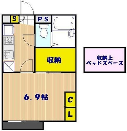 レオパレスヴァンサンカン４２８４６の物件間取画像